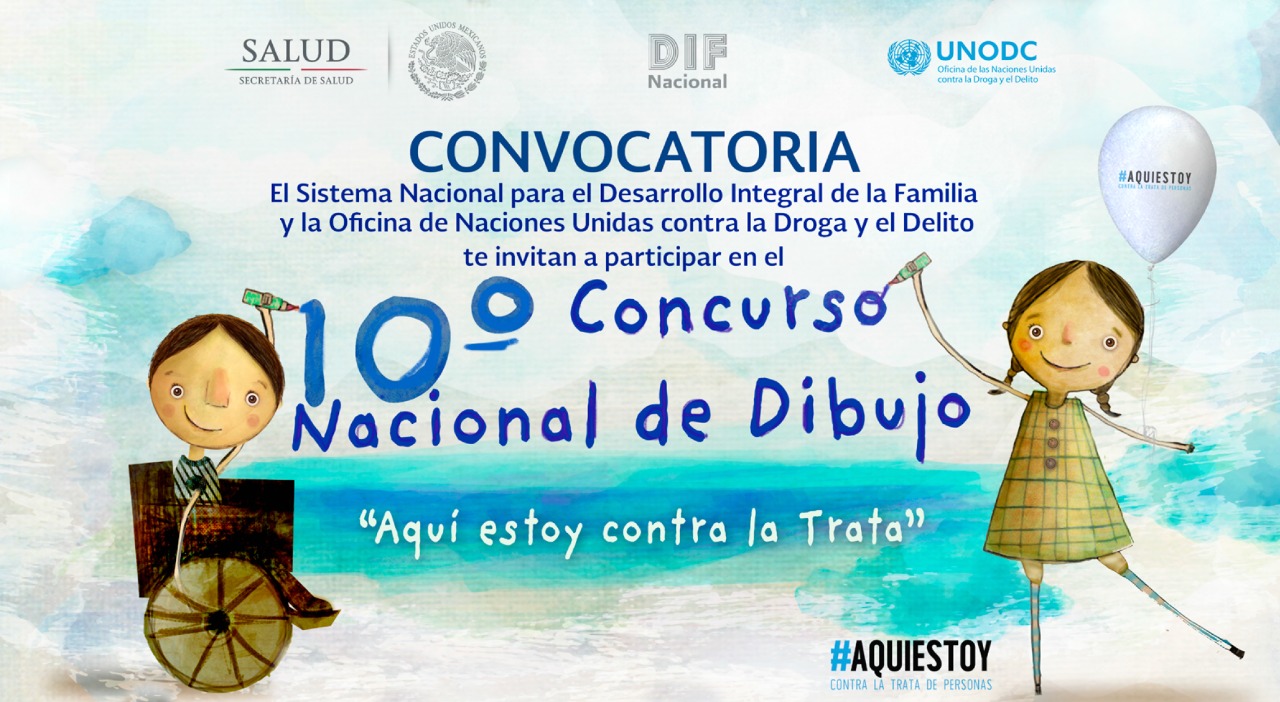 10° Concurso Nacional de Dibujo "Aquí estoy contra la Trata"