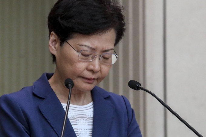 Carrie Lam espera que exista una pronta “Vuelta a la calma”