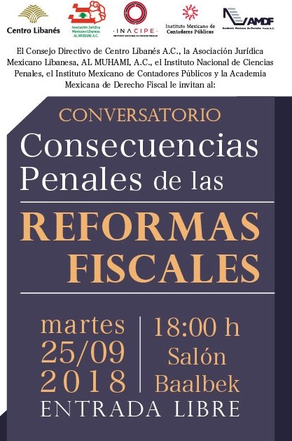 Conversatorio Consecuencias penales de las Reformas fiscales