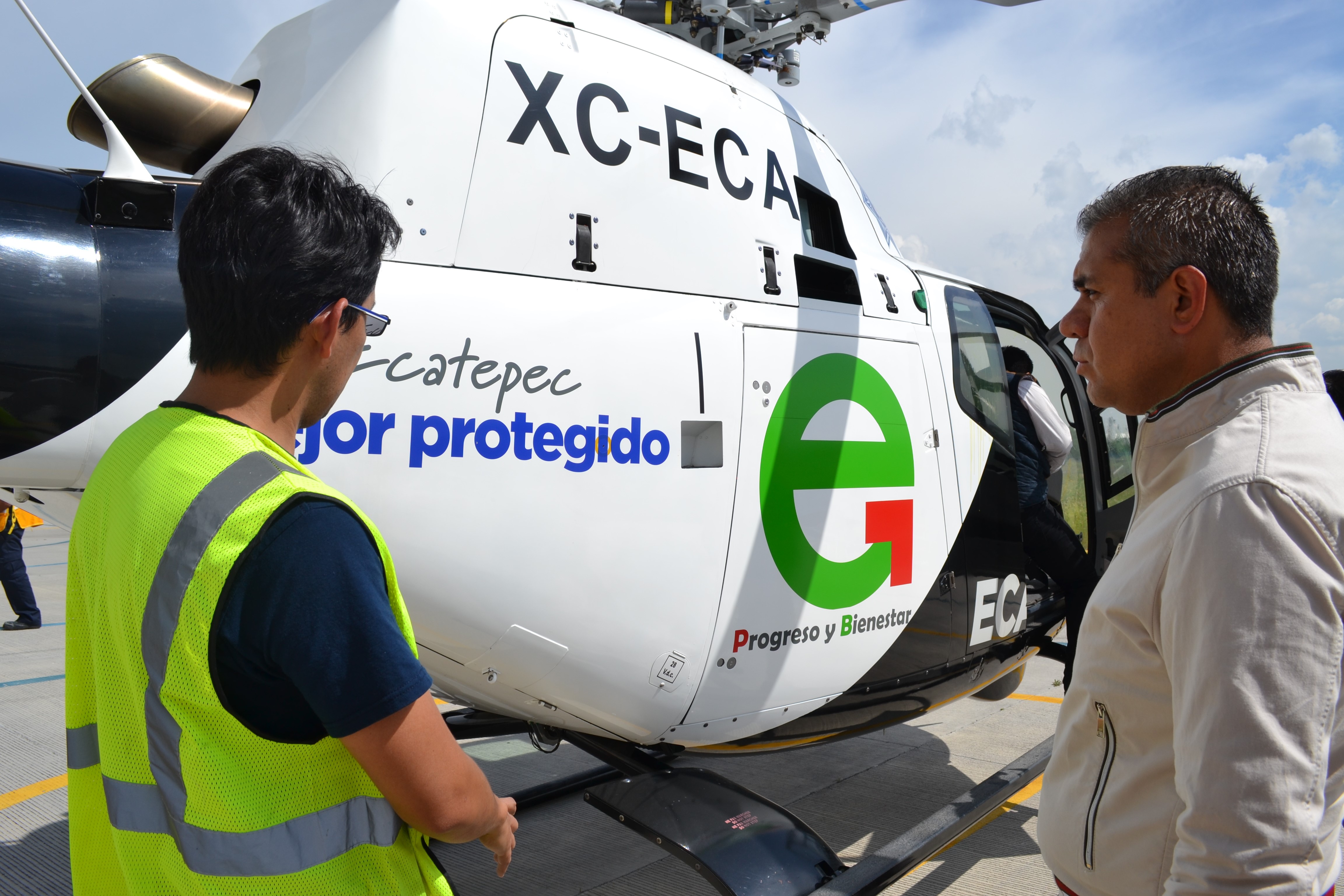 Recuperarán Helicóptero abandonado para seguridad en Ecatepec