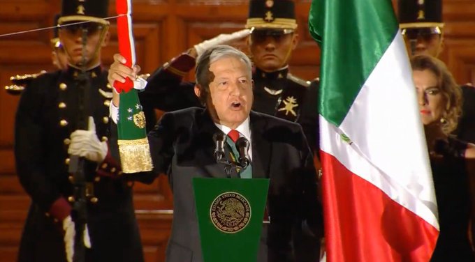 Sobria ceremonia del Grito de Independencia