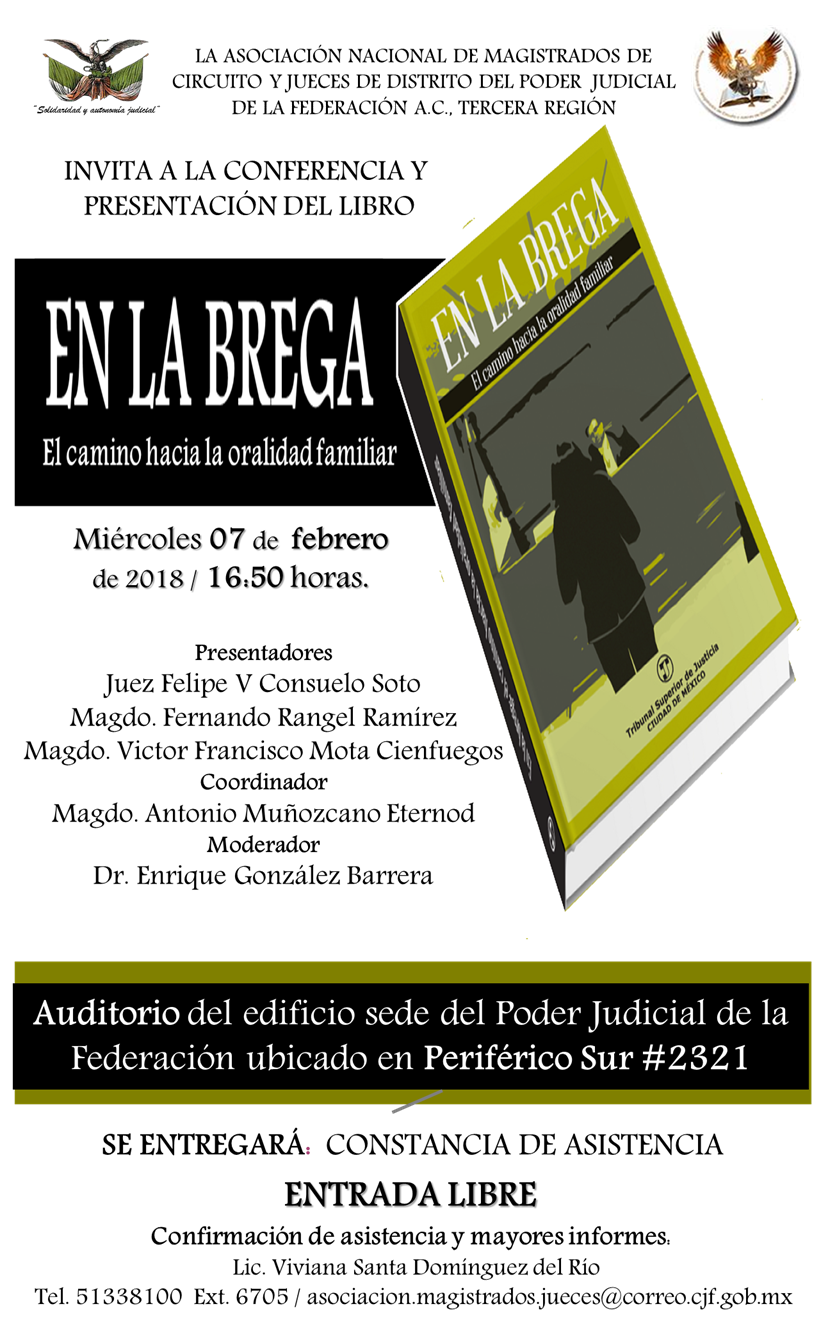 Conferencia y presentación del libro En la brega. El camino hacia la oralidad familiar