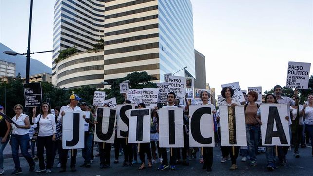 Denuncia ONG 214 presos políticos en Venezuela