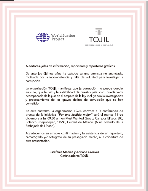 Por una Justicia Mejor